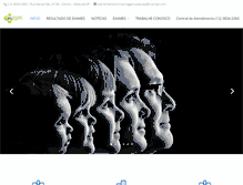 Tablet Screenshot of clinicaimagemubatuba.com
